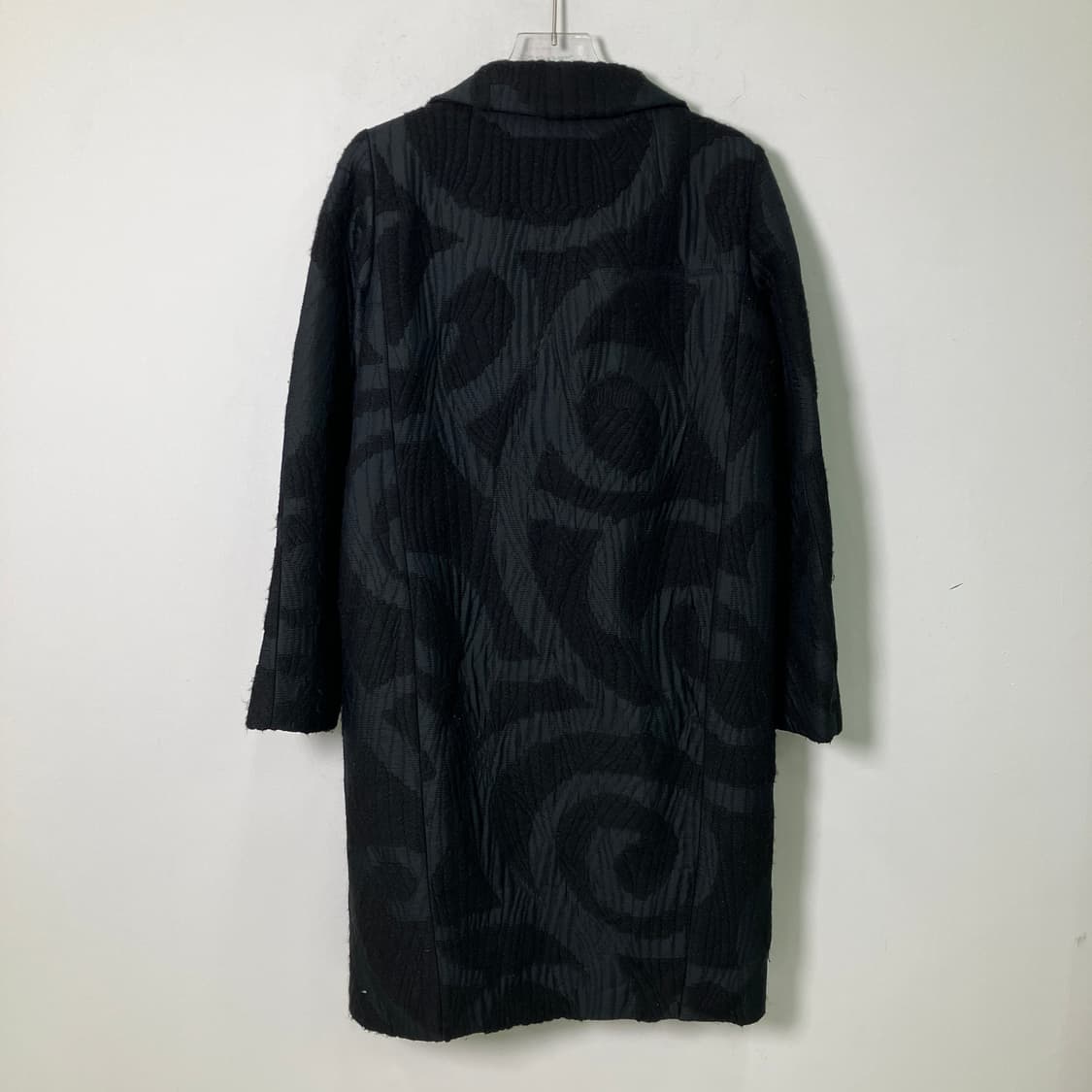 막스 마라 블랙 패턴 코트 38 상품이미지2