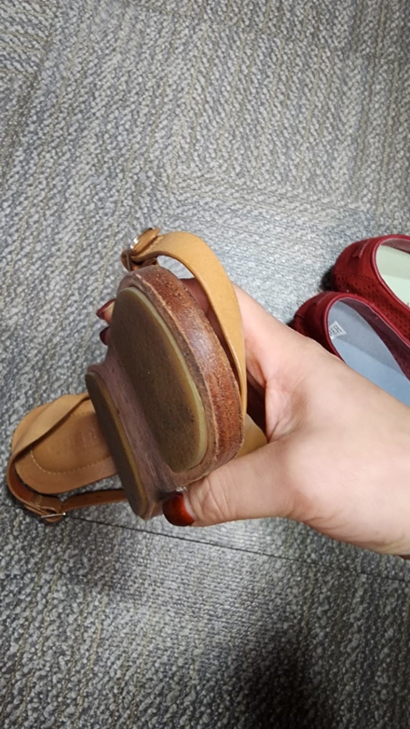 쿠에른 스트랩 샌들 225 상품이미지3