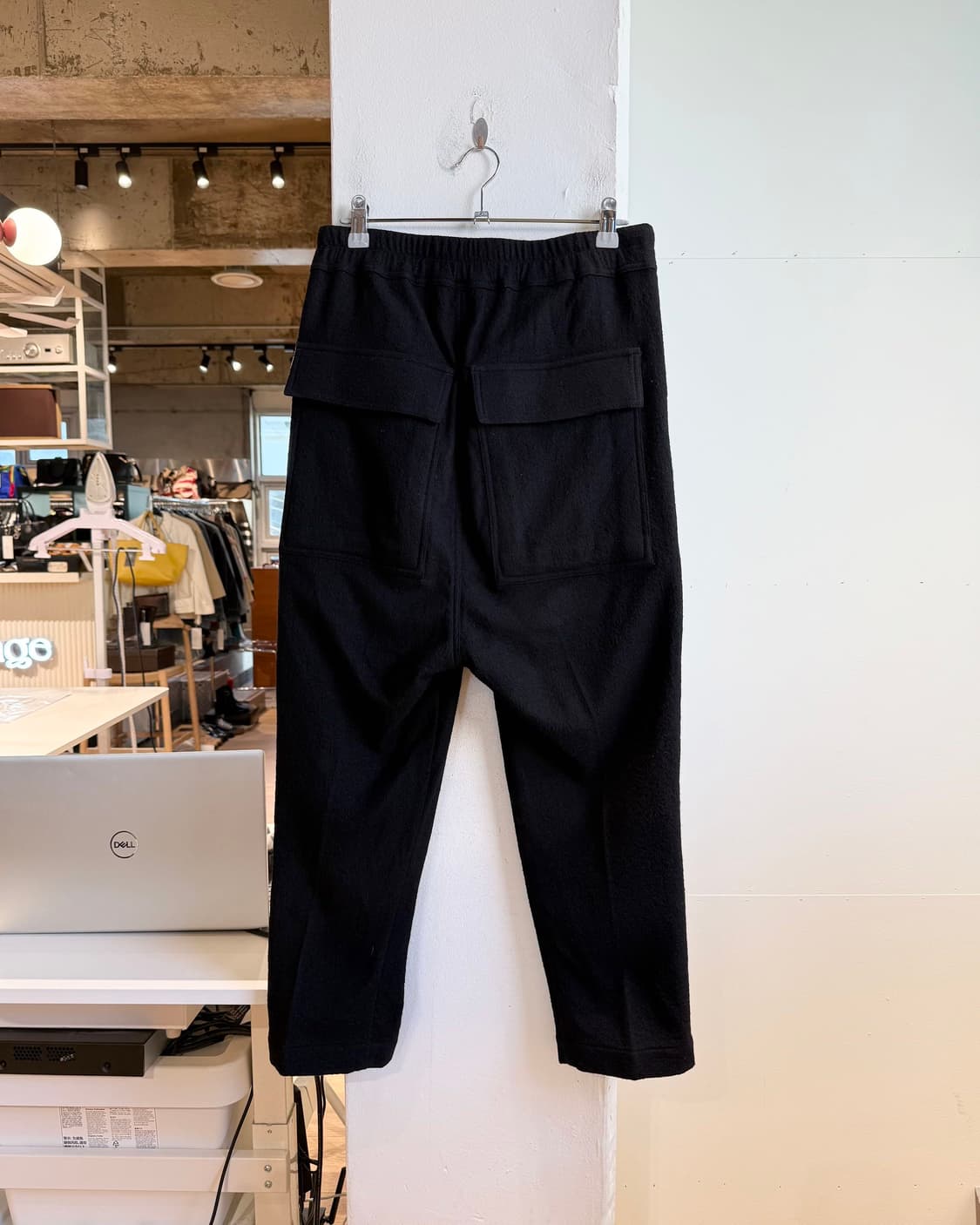 릭 오웬스 블랙 23fw 럭서 팬츠  상품이미지4