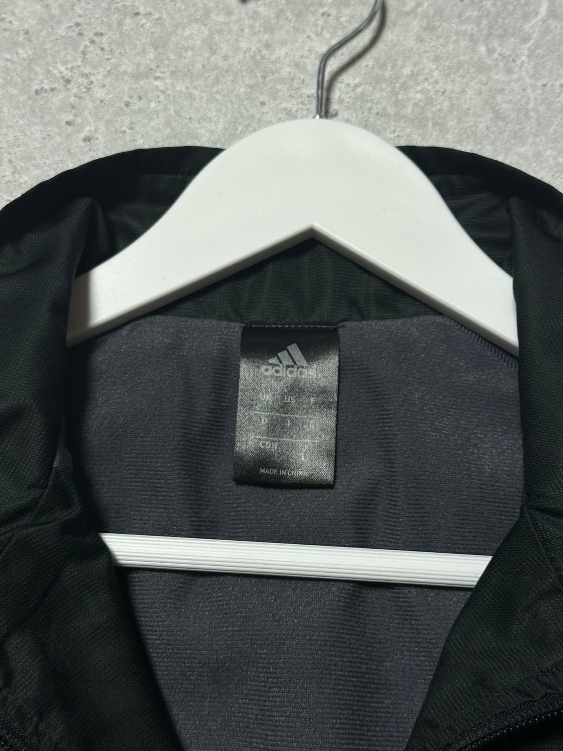 아디다스 JP 빅 삼선 블랙 바람막이 상품이미지5