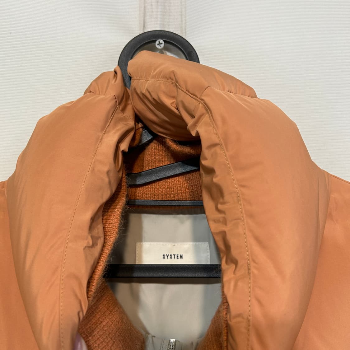 한섬 시스템 구스다운 패딩 55 상태최상 상품이미지2