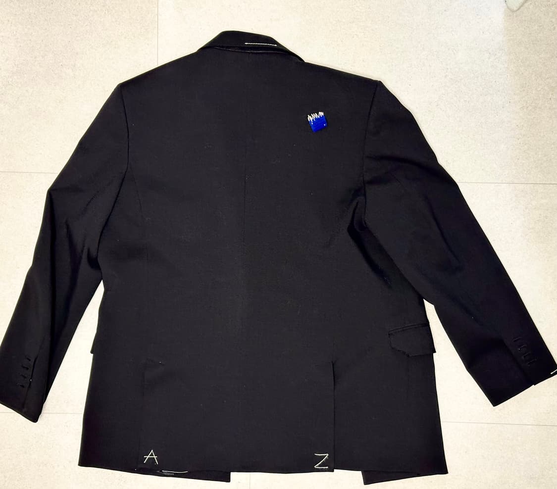 자더에러 자라 x 아더에러 스티치 오버사이즈 블레이저 블랙 상품이미지5