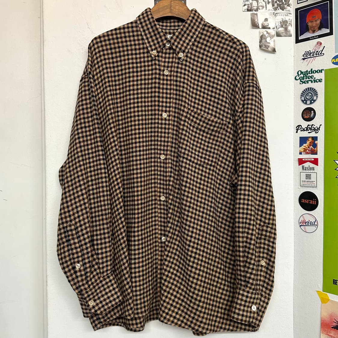 아워레가시 보로우드 BD 체크 셔츠 상품이미지1