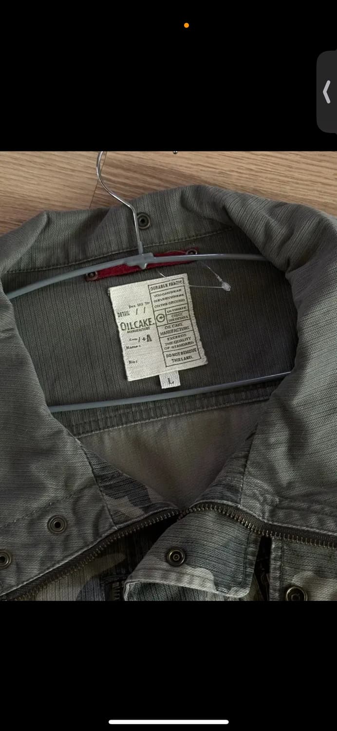 오일케이크 카모 빈티지 밀리터리 자켓 y2k 상품이미지3