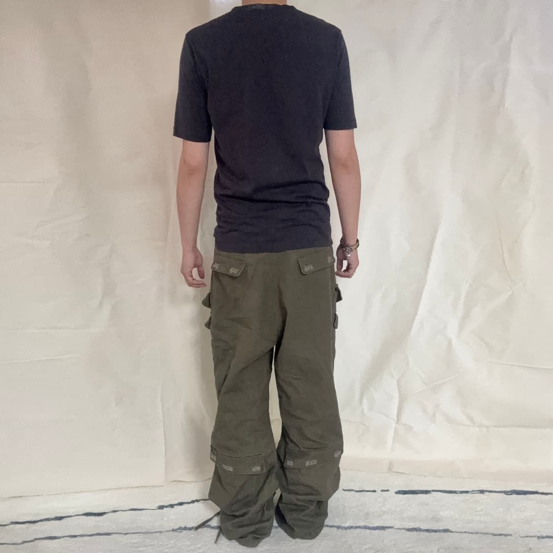 Diesel Graphic Print V-neck T-shirt 상품이미지5