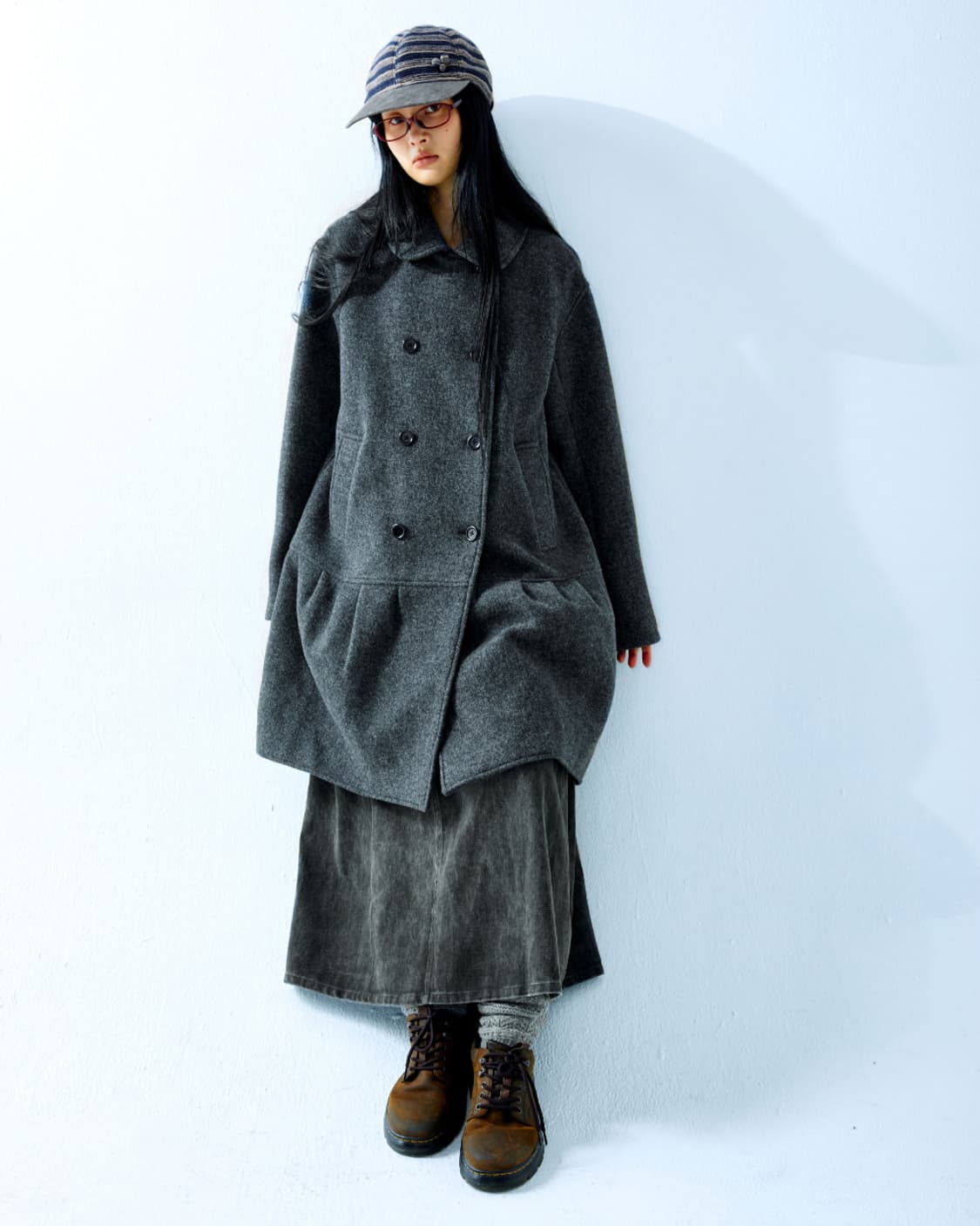 코이세이오 코이 더블 코트 그레이(coy double coat grey) 상품이미지2
