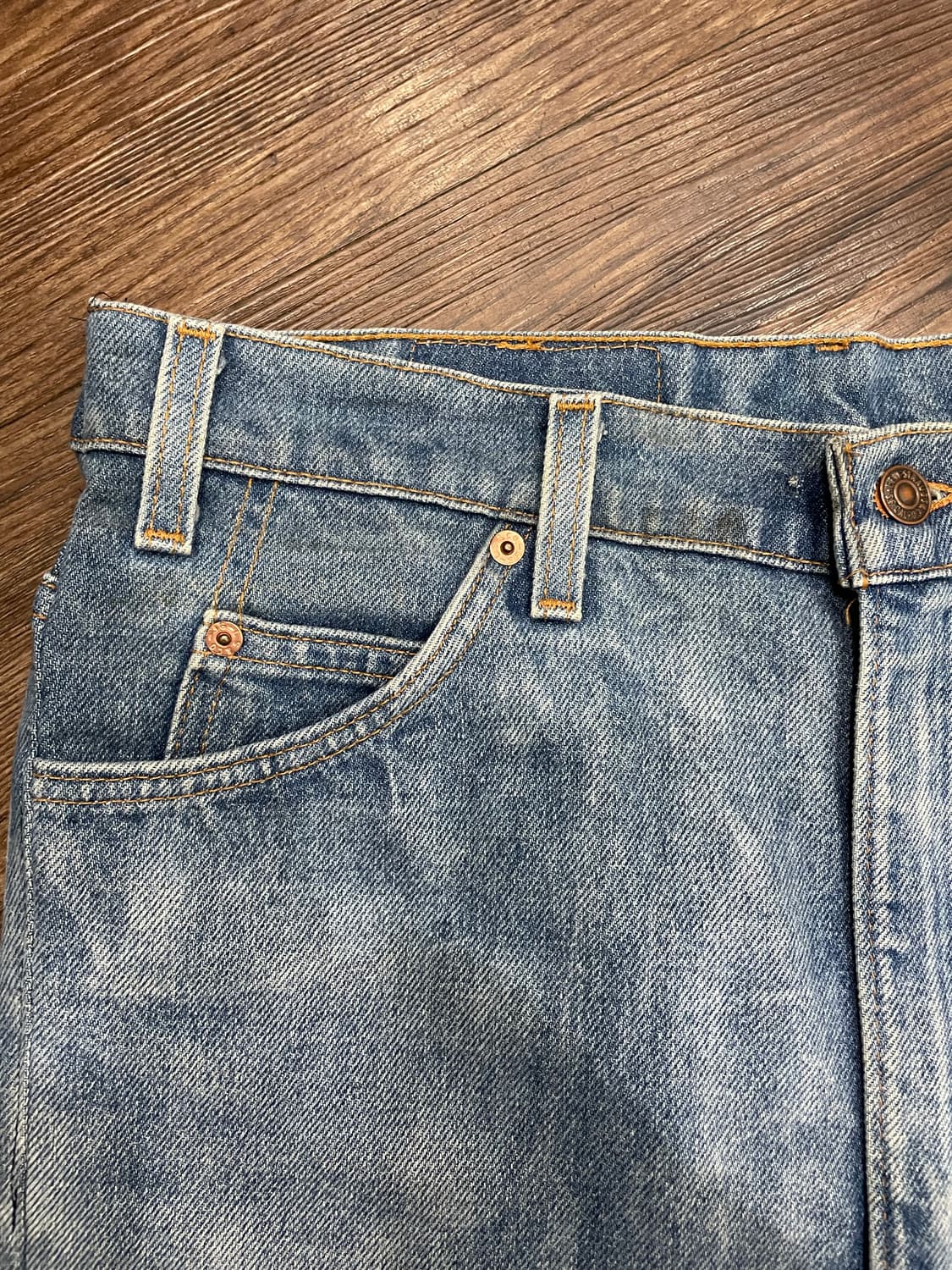 90s 리바이스 USA 미국제조 505 오렌지탭 데님 팬츠 상품이미지5