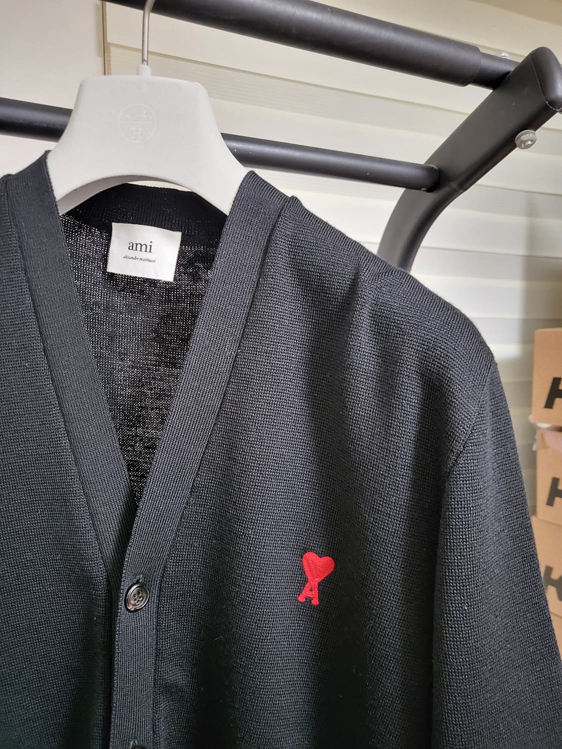 23SS 아미 메리노울 니트 가디건 XL 상품이미지3