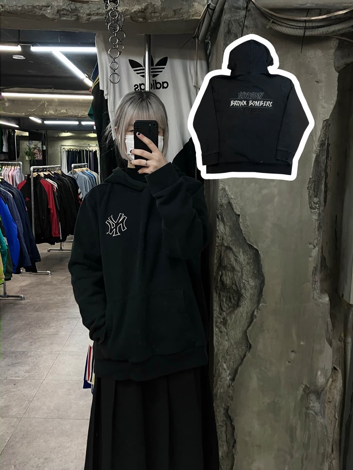 MLB 후드티 블랙 110 #csz2701 상품이미지1