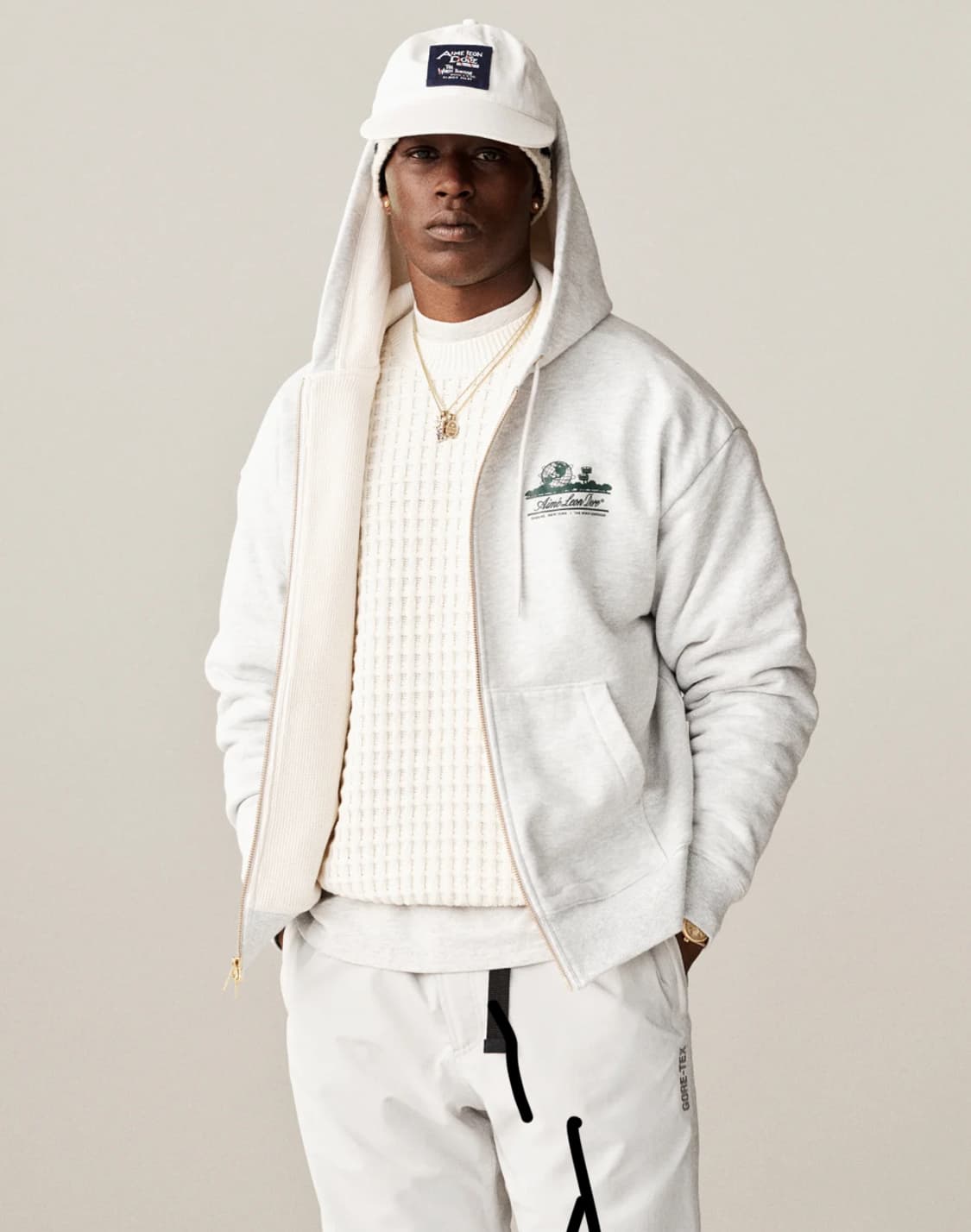 에임레온도르 [와플 후드집업 25FW] M 상품이미지6