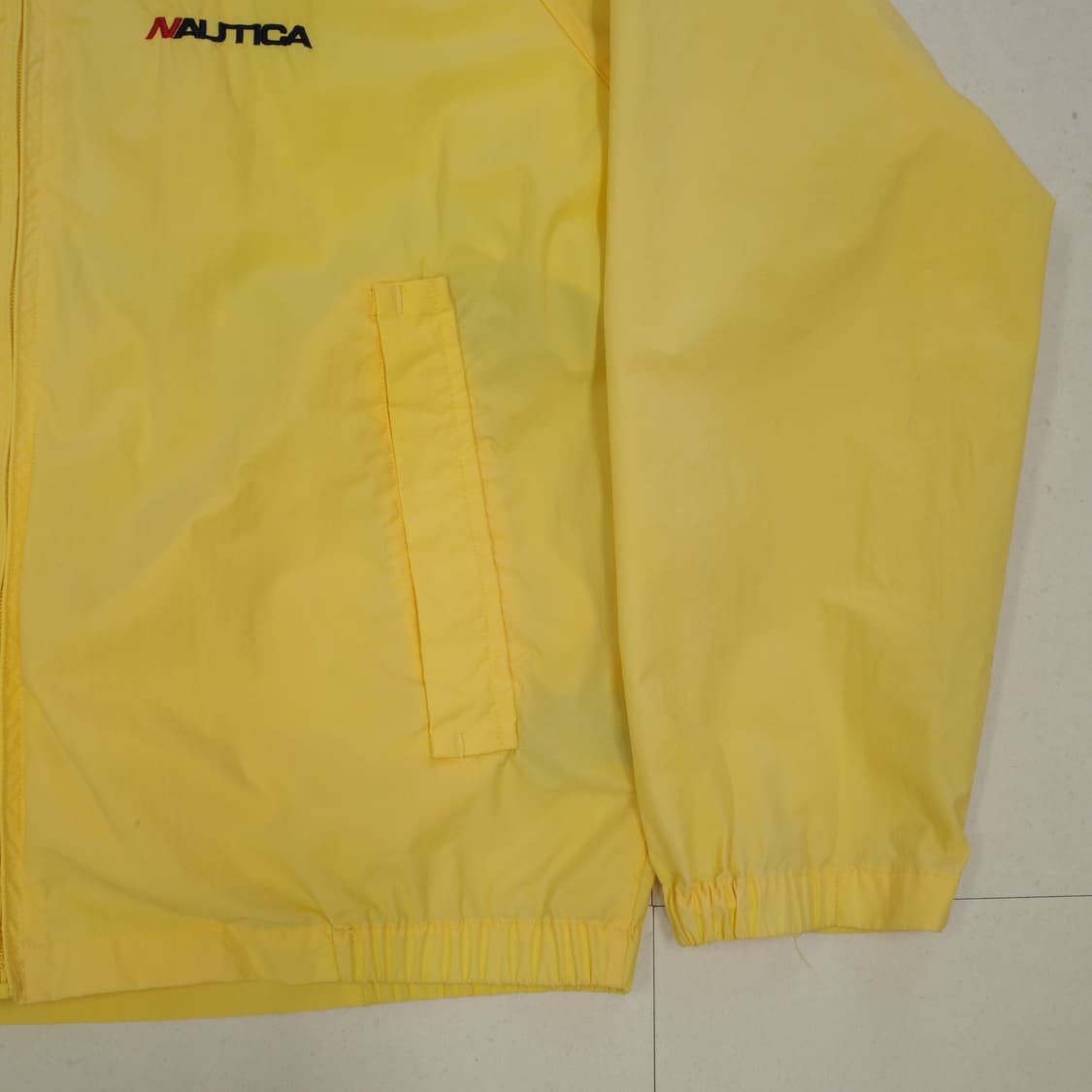 90s 노티카 챌린지 요트 옐로우 바람막이 자켓 L 상품이미지4