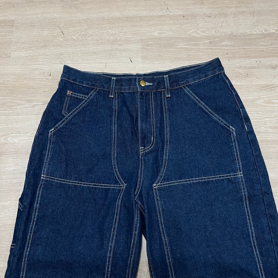 베터 크래프트 워크웨어 더블니 카펜터 데님 청바지 [진청] 34 상품이미지2