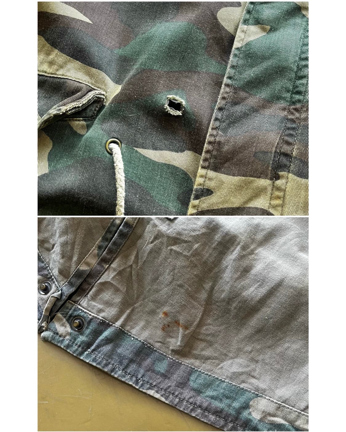 Jpn Vintage Camo Fishtail Hood Parka 상품이미지8