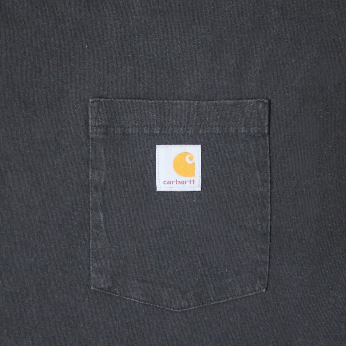Carhartt 칼하트 원포켓 블랙 라운드 반팔 P401 상품이미지2