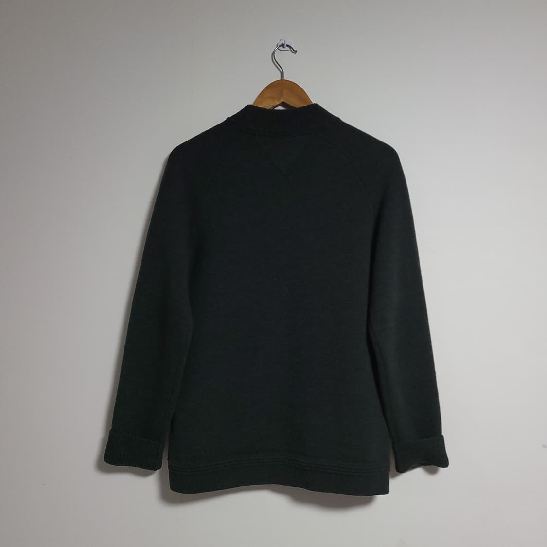 (M) 타미진스 딥그린 니트 집업 가디건 자켓 상품이미지3