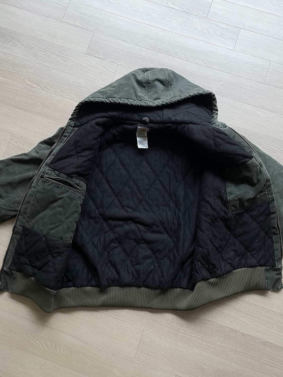 칼하트 j130 mos 모스 액티브 샌드스톤 상품이미지8