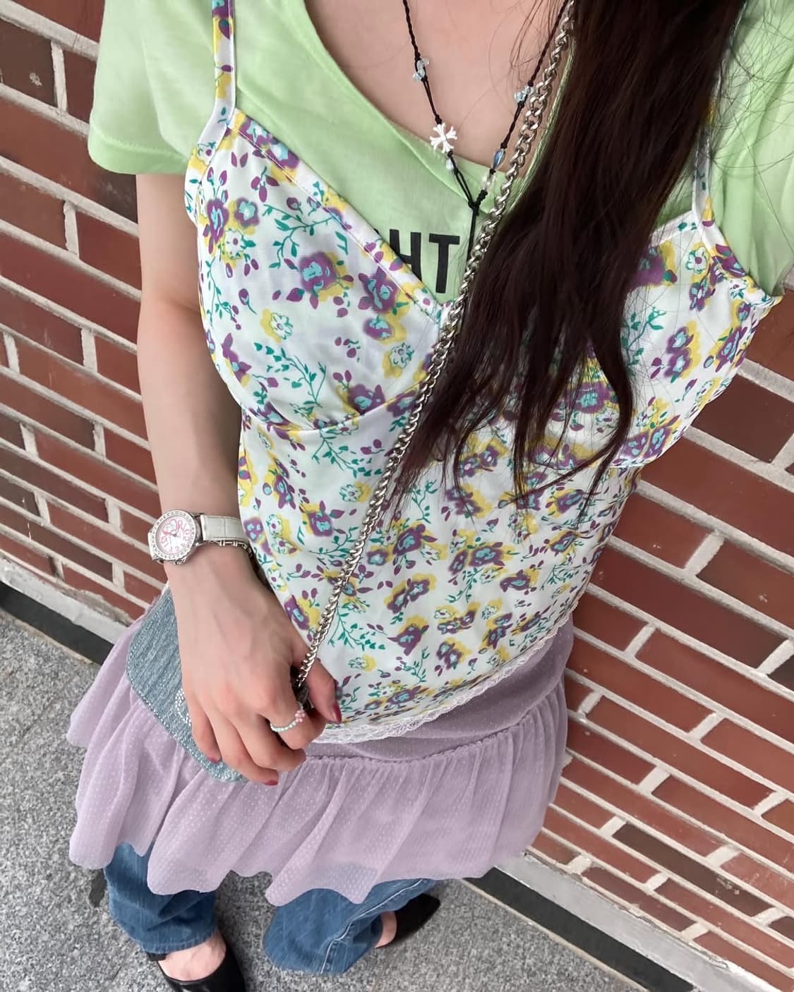 Y2K 롯데리아벽지언니 빈티지 코디세트 상품이미지2