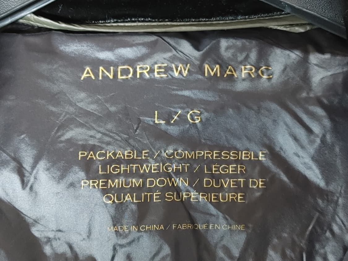 ANDREW MARC 앤드류 마크 여성 오리털 경량 후드 롱패딩 상품이미지3