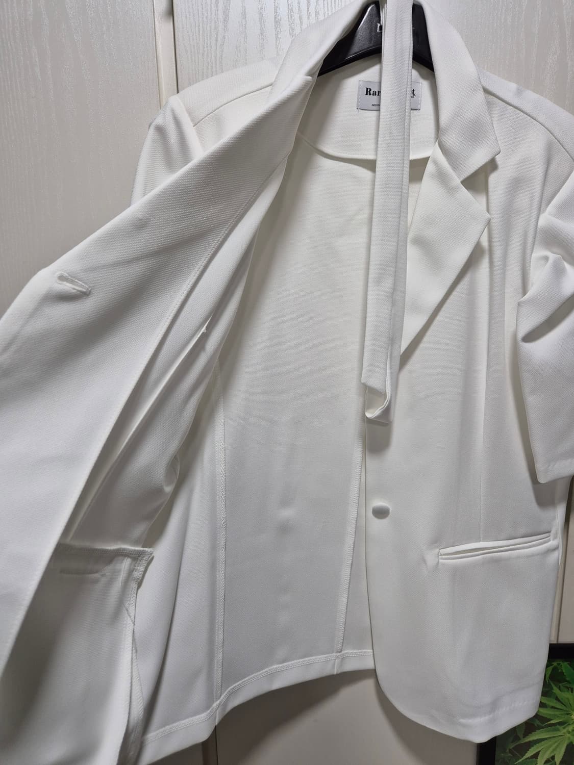 (타임세일)(새상품)DINT 딘트 화이트 프릴 블라우스 자켓 상품이미지8