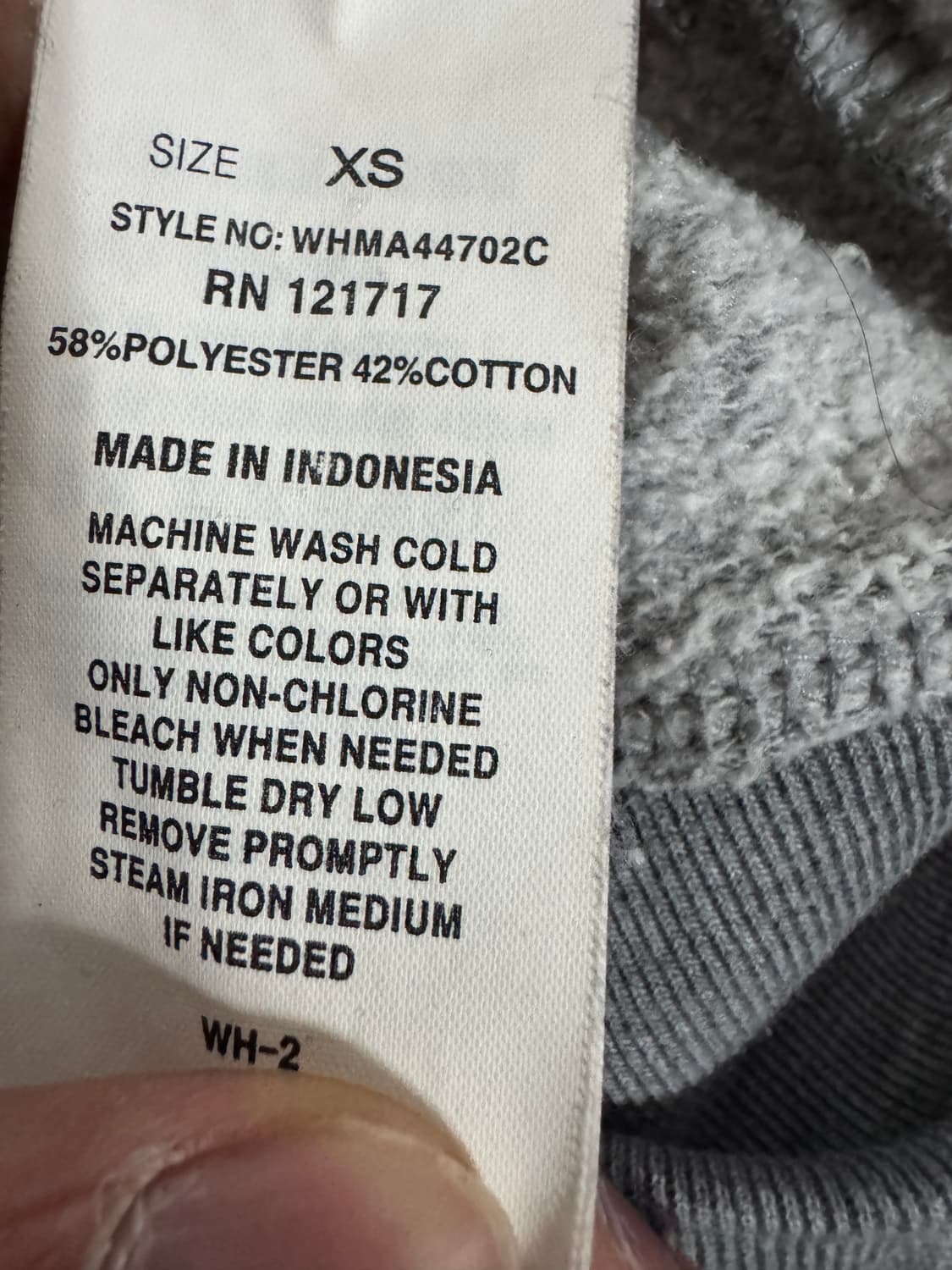 여성 후아유 스펠아웃 시그니처 후드집업 s 상품이미지3