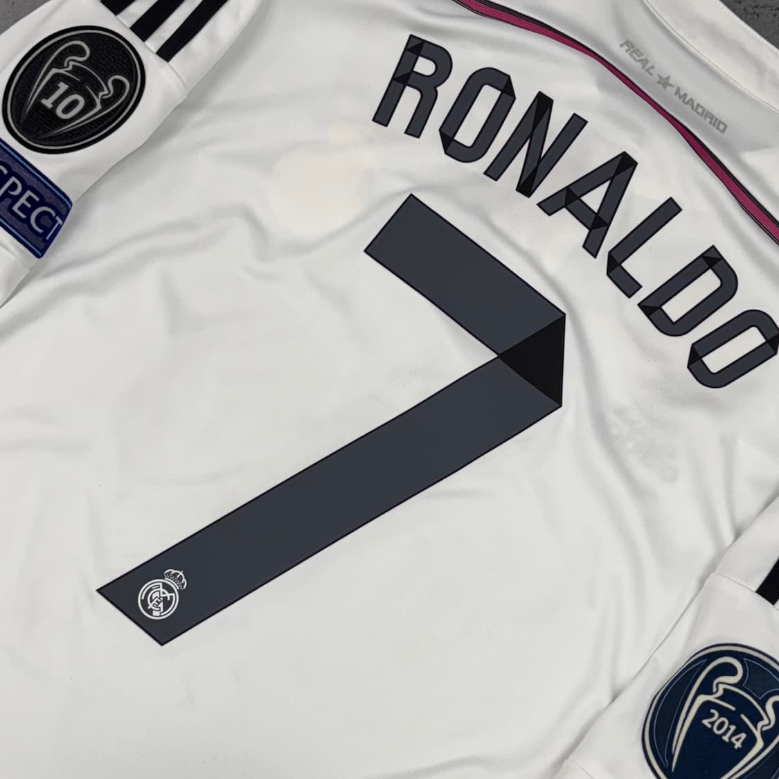 아디다스 레알 마드리드 14 15 홈 호날두 긴팔 유니폼 상품이미지5