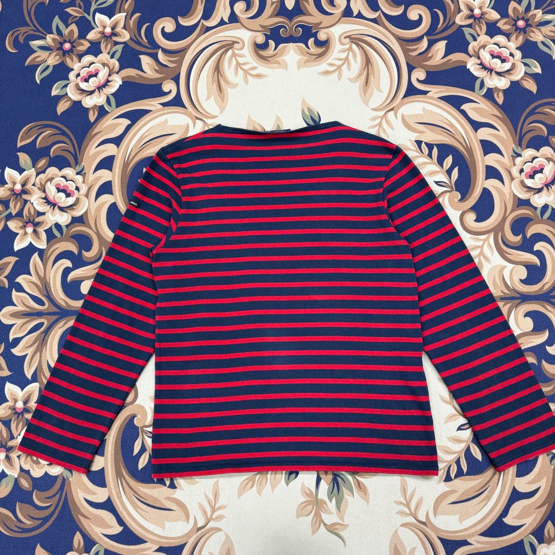 (M) 세인트 제임스 스트라이프 긴팔 티셔츠(네이비,남빨) 상품이미지5