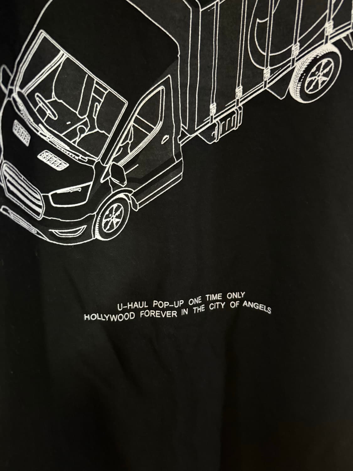 underscores u-haul LA popup 한정판 티셔츠 상품이미지2