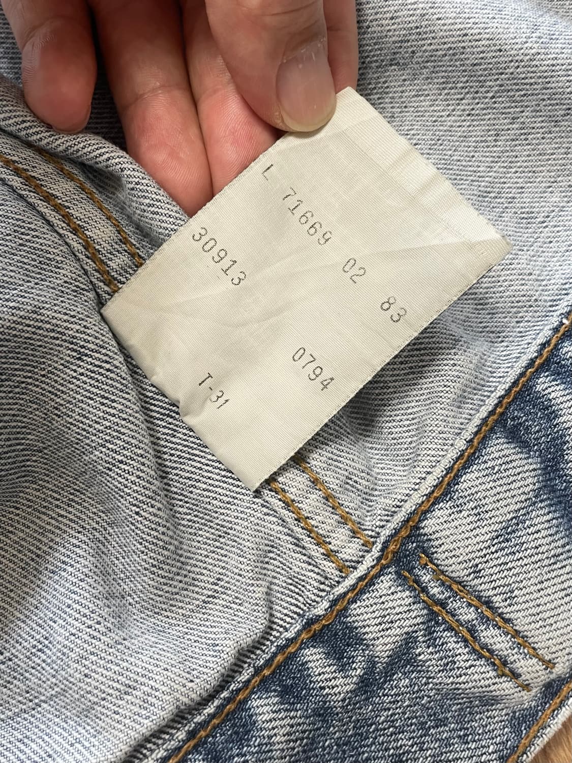 택포) 국내유일 90s USA 리바이스 코듀로이 카라 데님 트러커 자켓 상품이미지4