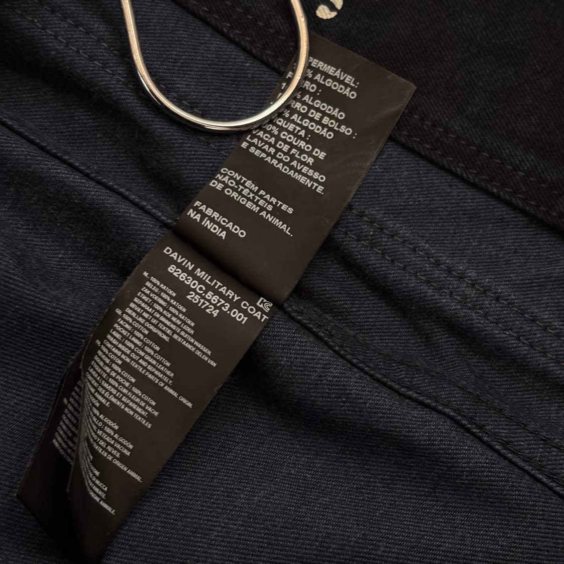 새제품급 XL 지스타 RAW 자켓 DAVIN 밀리터리 코트 야상 상품이미지5