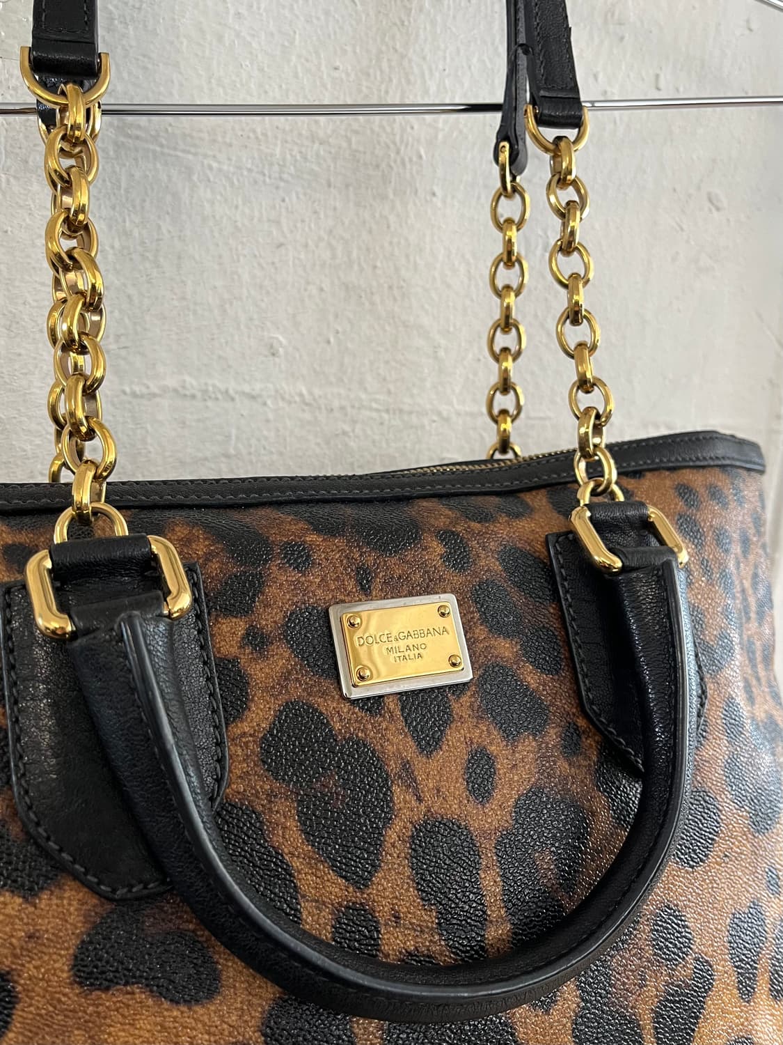 돌체앤가바나 컬렉션 레오파드 체인 숄더백 상품이미지3