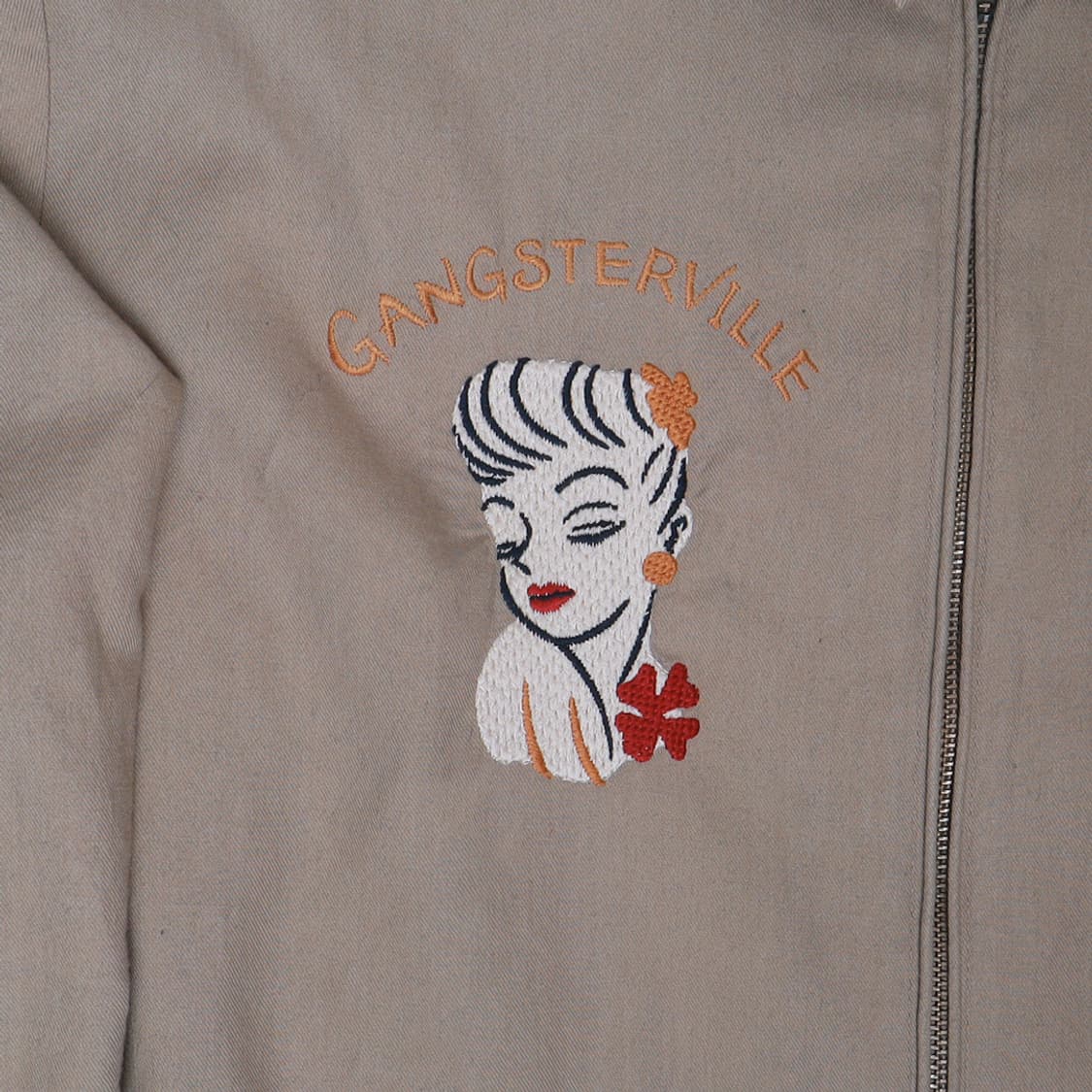 Gangsterville 갱스터빌 투어 자켓 포이즌 자켓 브라운 상품이미지2