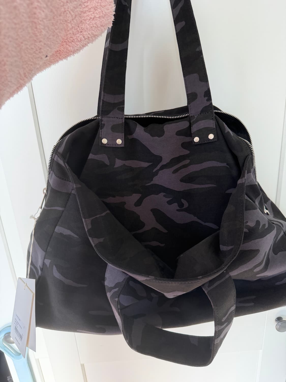 LCDC LAYERED CAMO TOTE BAG (DARK GREY) 상품이미지4
