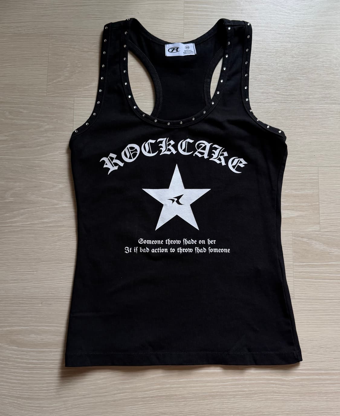 락케이크 Crystal Hotfix Sleeveless - Black 상품이미지2