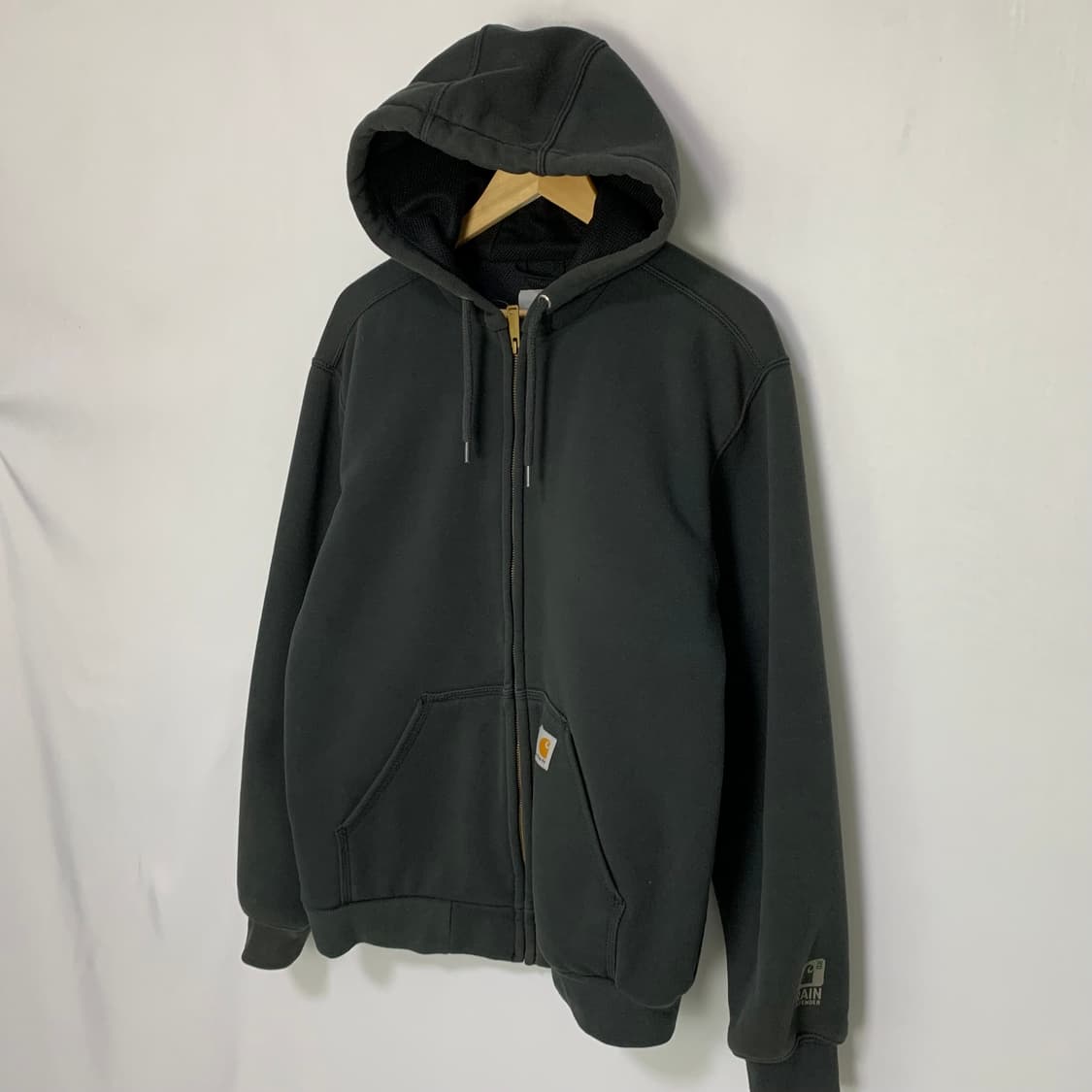 칼하트 차콜 베이직 후드집업 빈티지 남성 S 남녀공용 상품이미지2