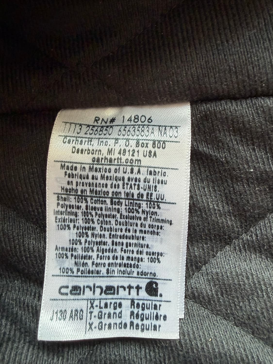 [XL]칼하트 액티브자켓 J130 ARG 상품이미지5