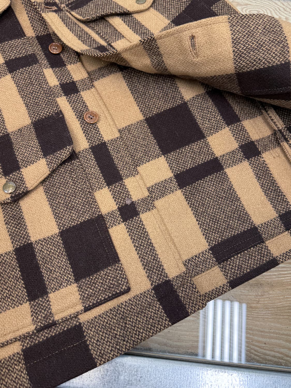 씬 바이 반작 90‘s 매키노 울 크루저 자켓 상품이미지8