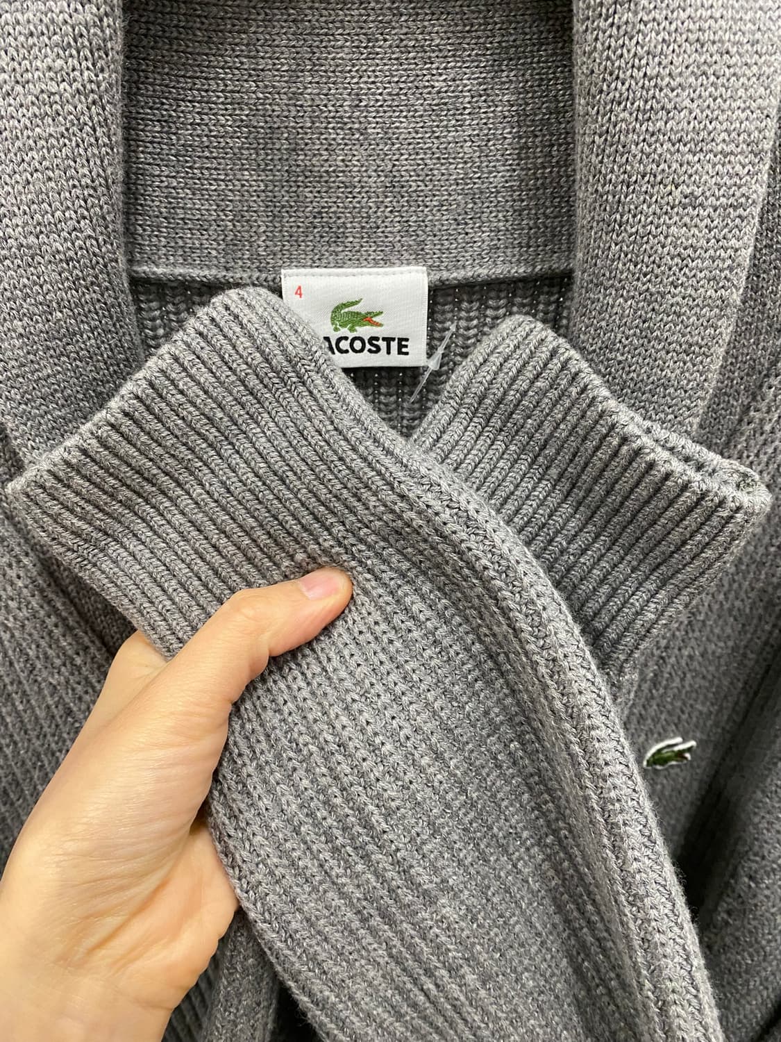 라코스테 숄카라 가디건 상품이미지6