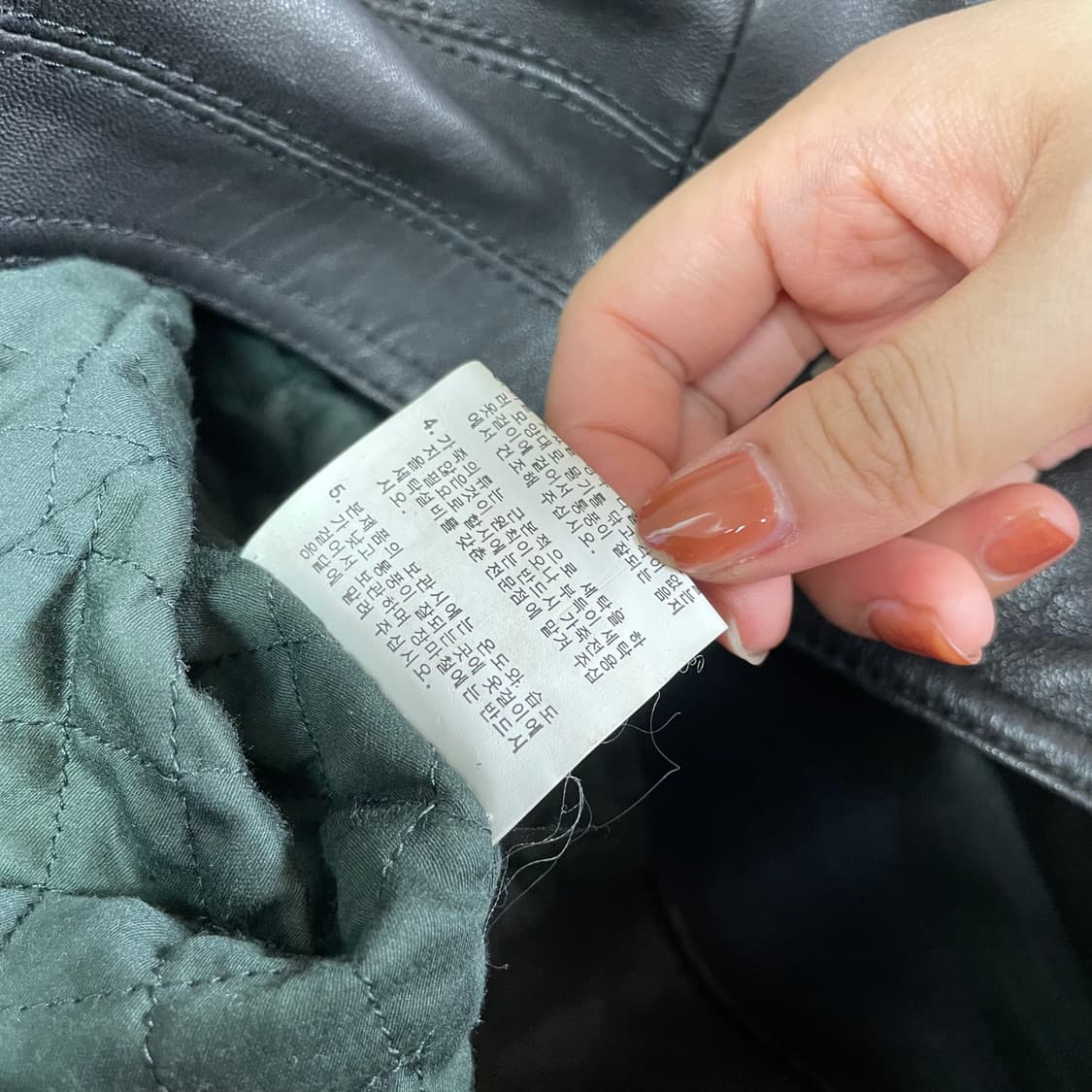 시스템 블랙 라이더 레더 자켓  상품이미지7