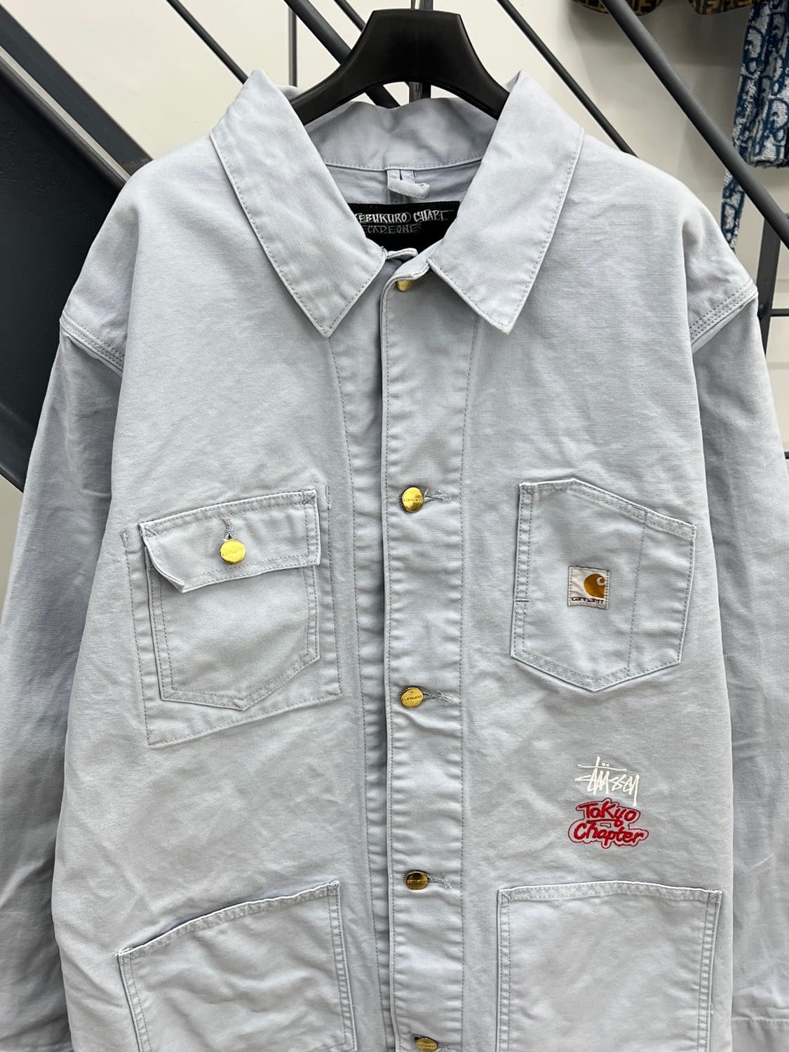 칼하트 X 스투시 도쿄 이케부쿠로 챕터 초어코트 상품이미지3