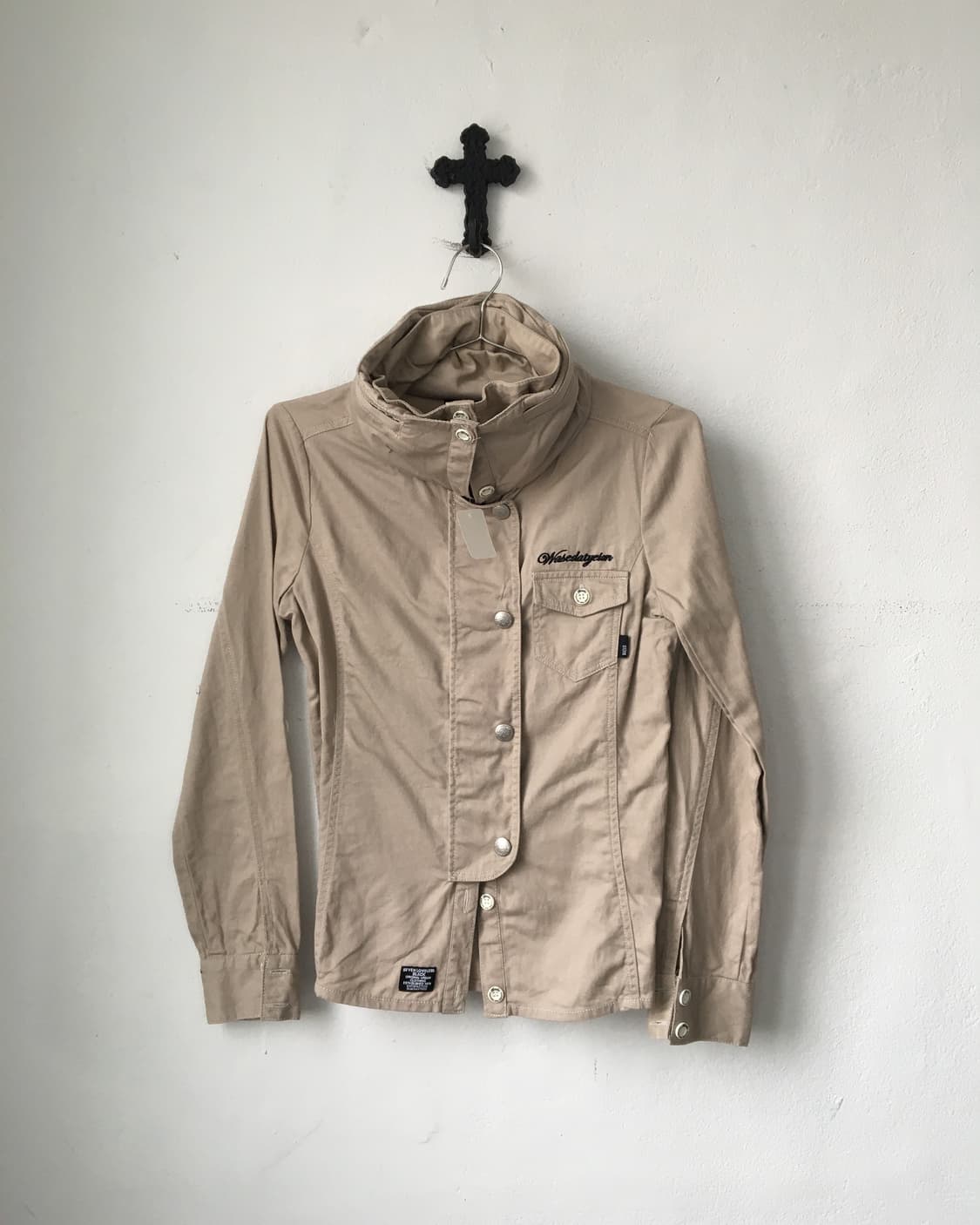 High neck shirt jacket 상품이미지2