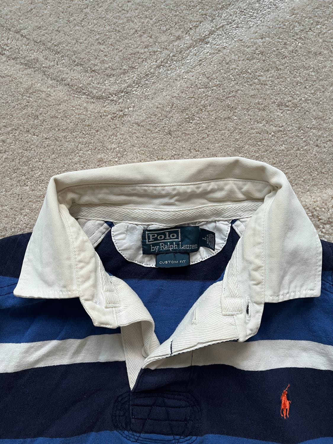 폴로 랄프로렌 스트라이프 럭비 셔츠 (100–103) 상품이미지4