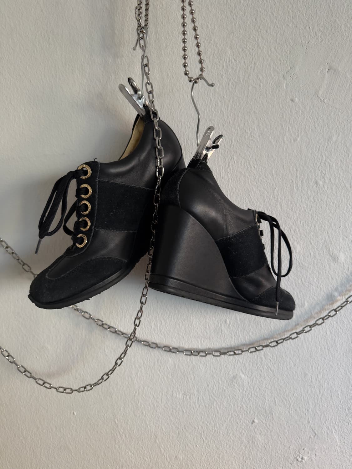 돌체앤가바나 슈레이스 웨지힐 스니커즈 상품이미지4