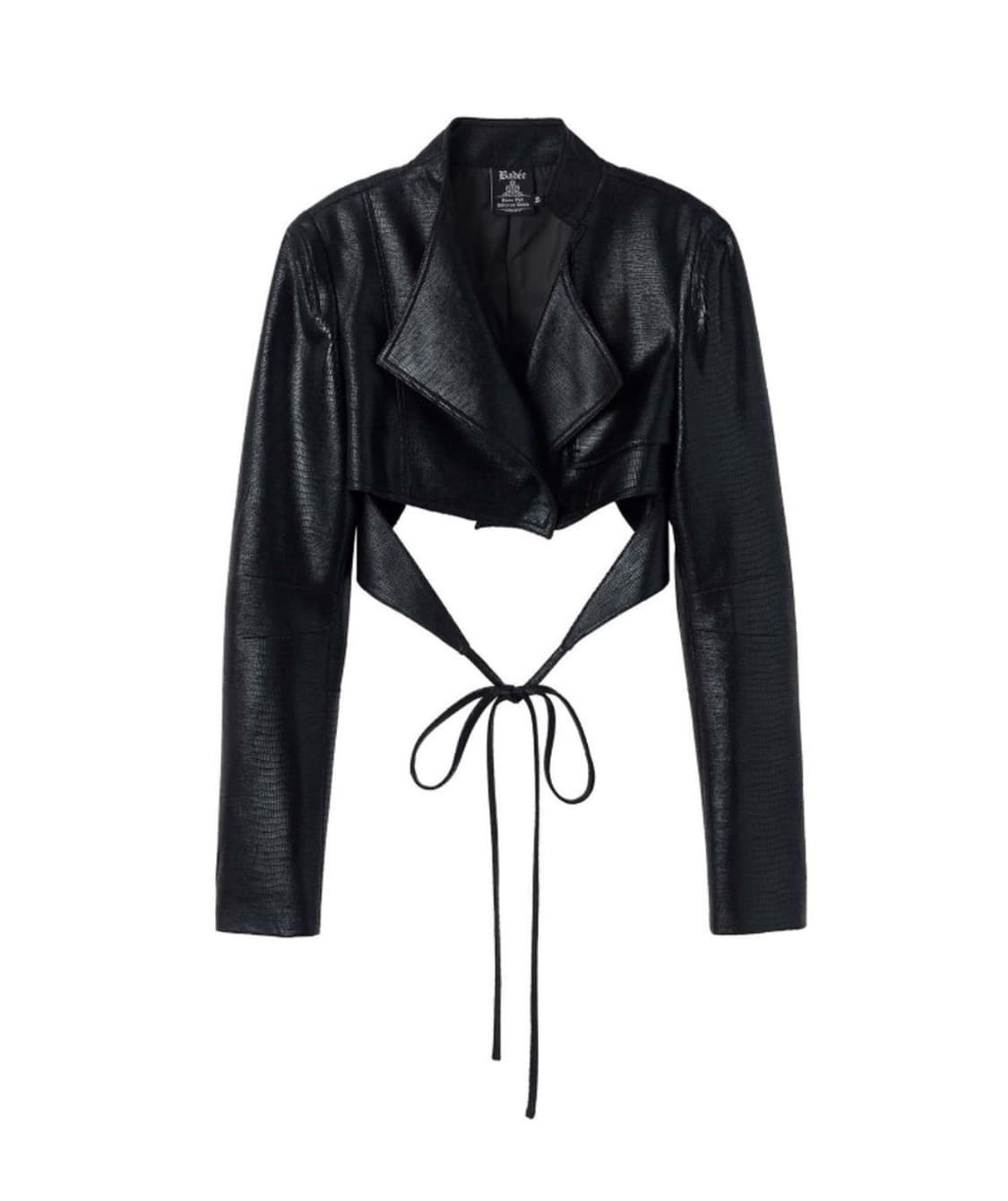 배디 크롭 스트링 블레이저 자켓 M 상품이미지4