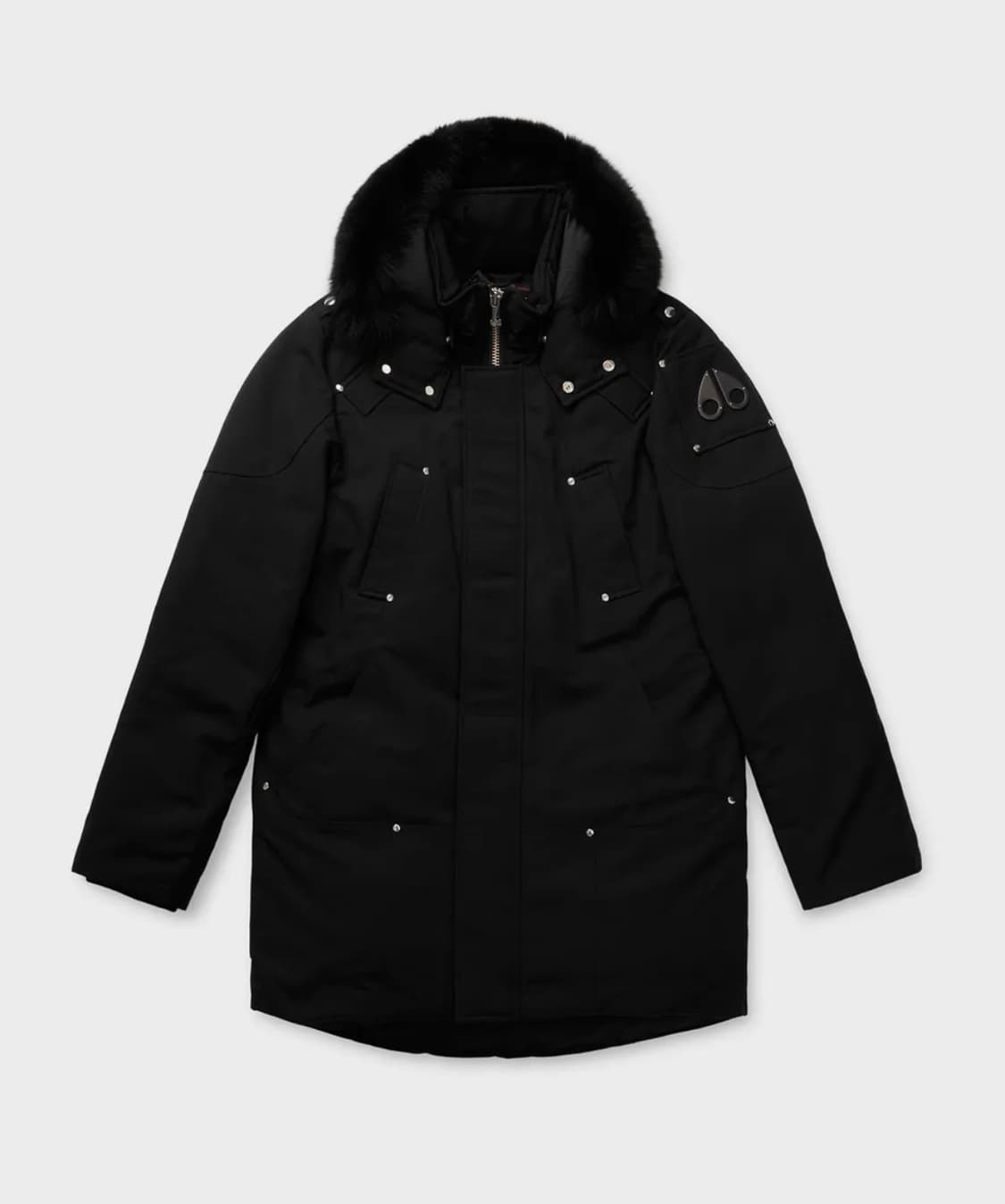 Moose knuckles  스틸링 블랙 폭스 퍼 파카 상품이미지1