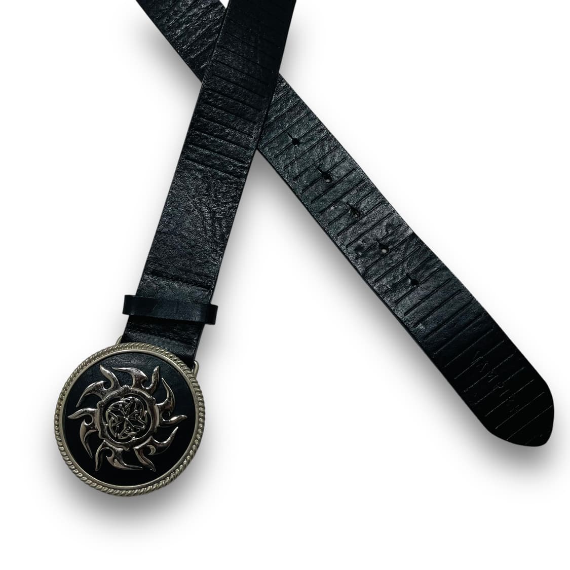 락시크 VAMPIRM 트라이벌 빅 버클 가죽 벨트 상품이미지4