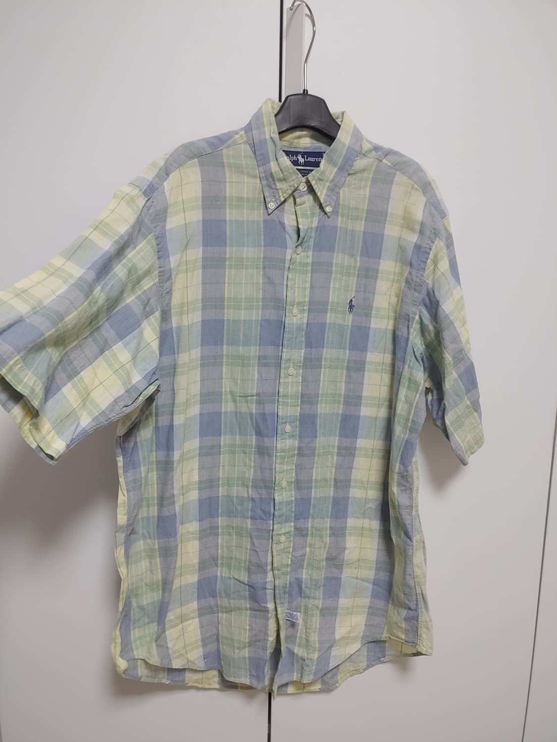 랄프로렌폴로 남성   얇은 반팔 남방-110 상품이미지4