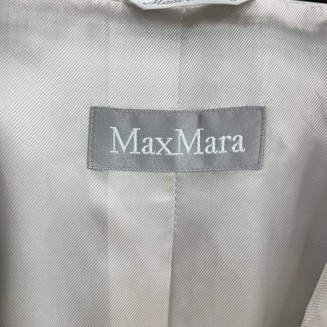 막스마라 트위드 논카라 자켓 상품이미지10