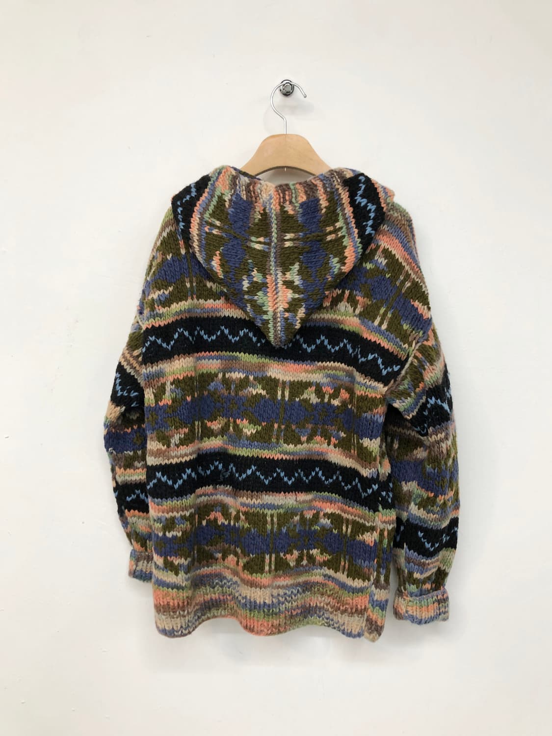 ARTESANIA hand made in ecuador 니트 후드집업 상품이미지8