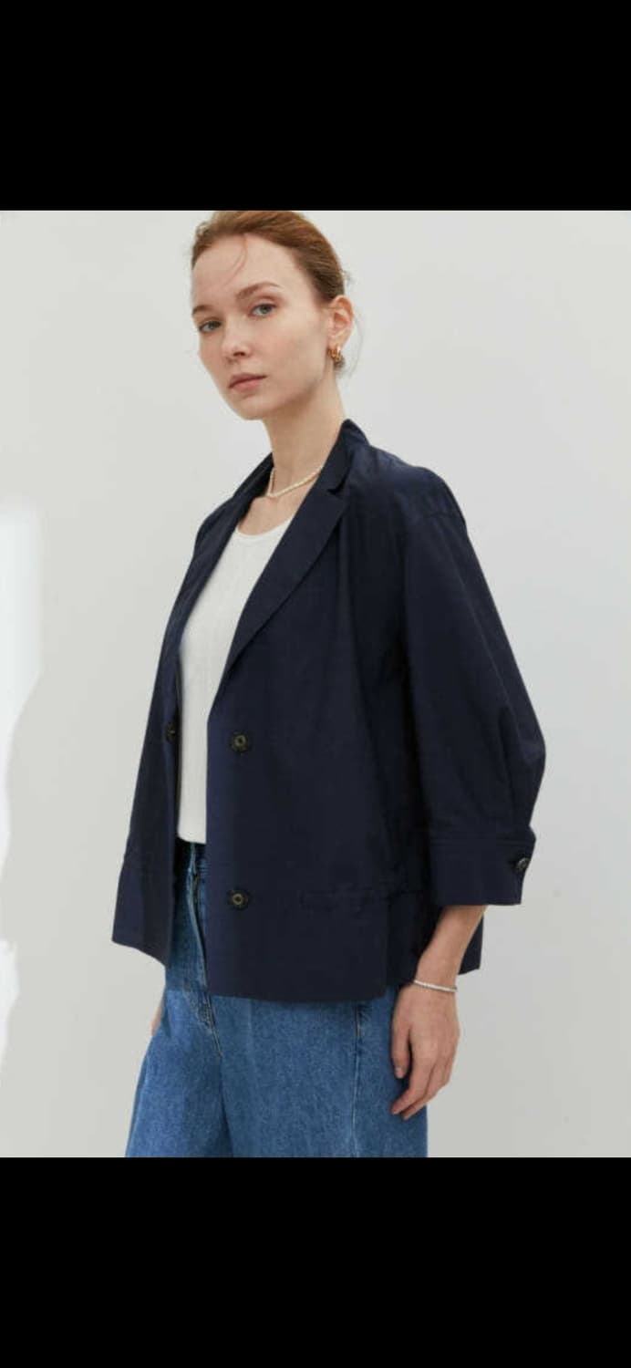 닥스레이스디스 2023 린넨혼방 7부소매 자켓 55사이즈 상품이미지2