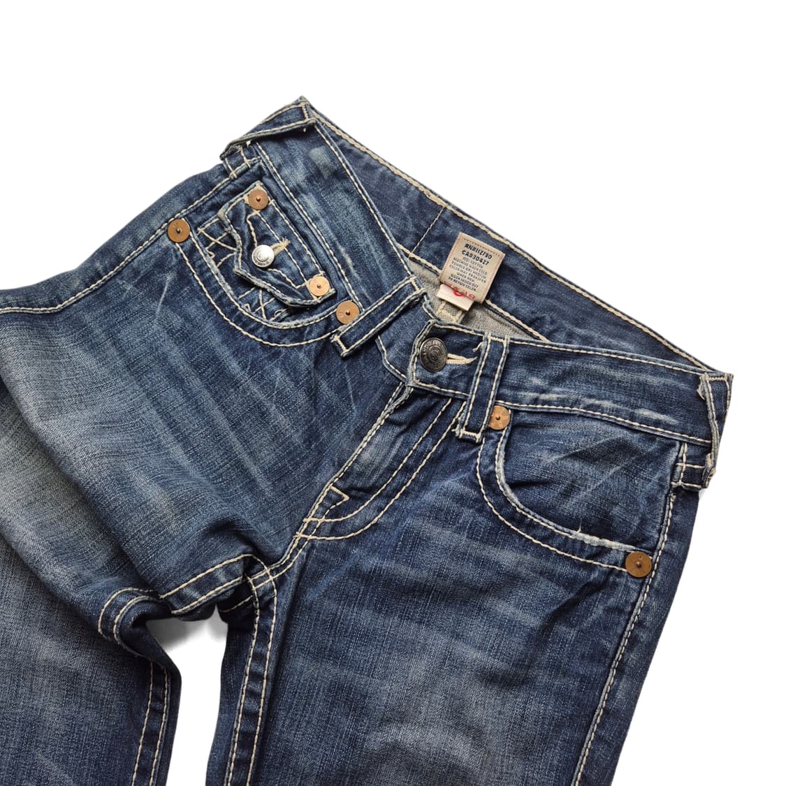 [30] 트루릴리젼 빌리 빅 티 세미부츠컷 데님팬츠 USA 상품이미지5